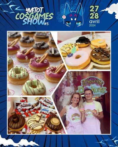 #2 Vous aimez les gourmandises sucrées ? Dreams Donuts Yvetot vous fera le plaisir de déguster de délicieux donuts décorés et personnalisés ! 🍩